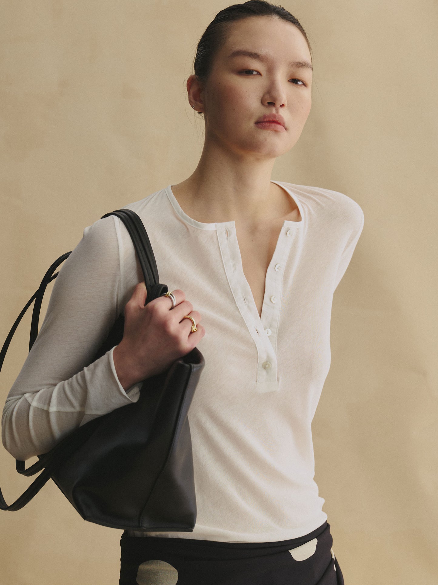 Second Skin Henley Tee