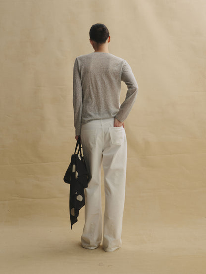 Linen-Blend Henley Tee