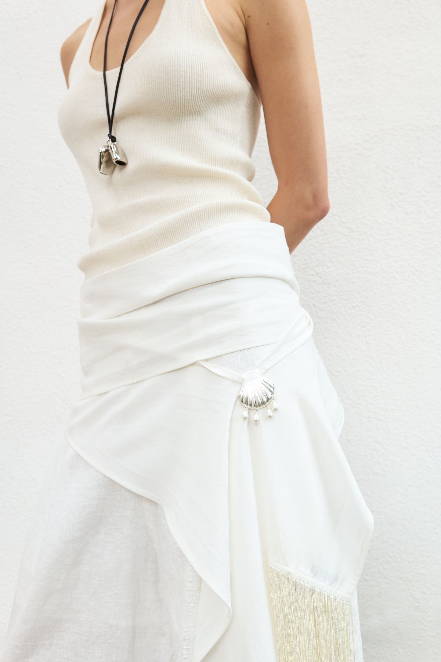 SLO Arc Shell Brooch