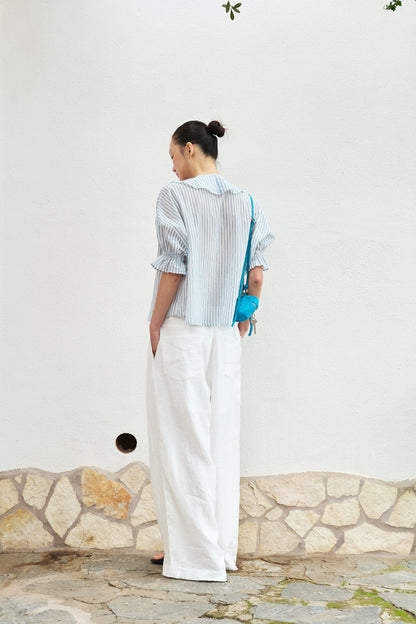 Breeze Island Ruffle Blouse
