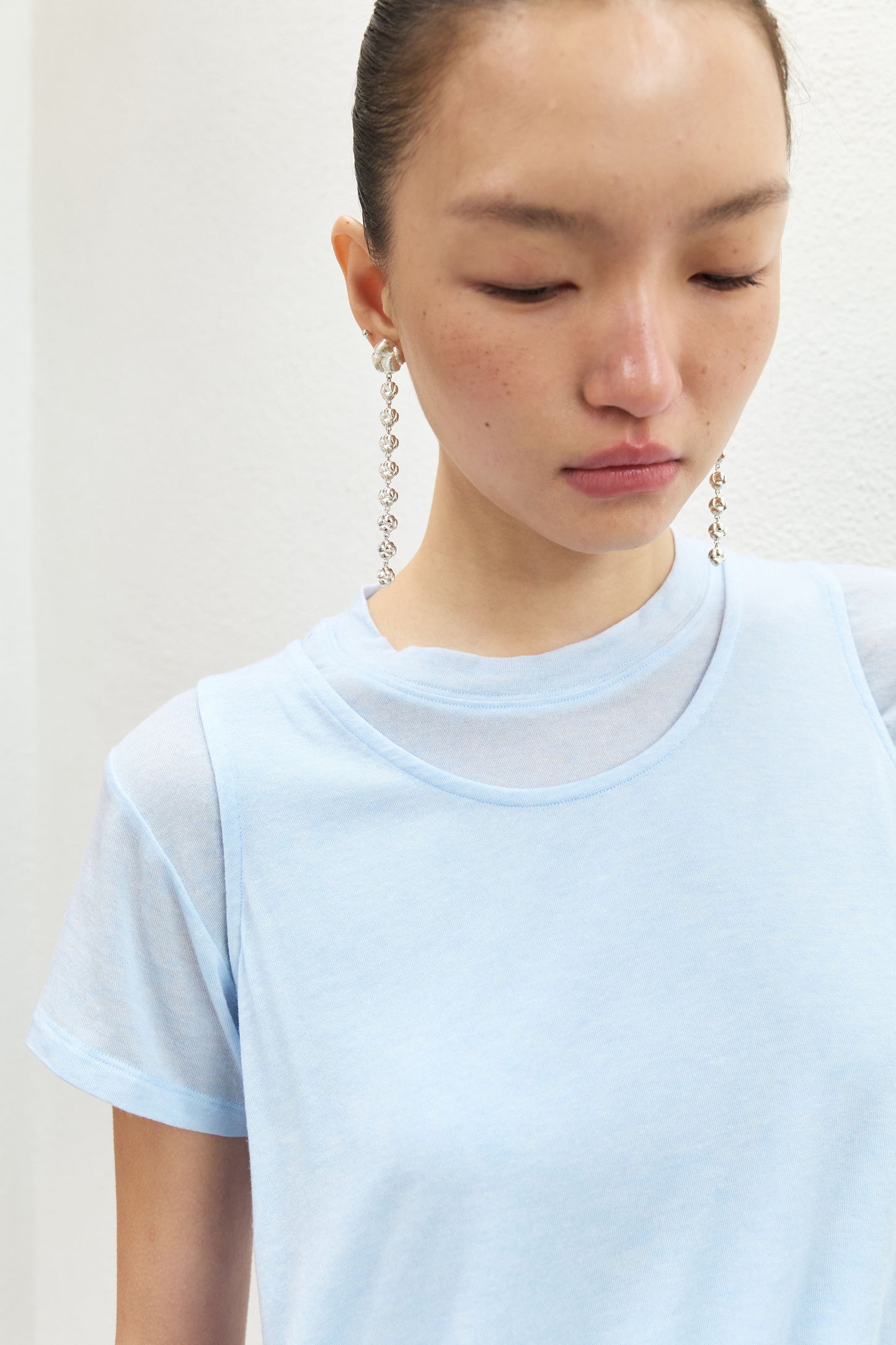 「交疊膚感」兩件套 Tee
