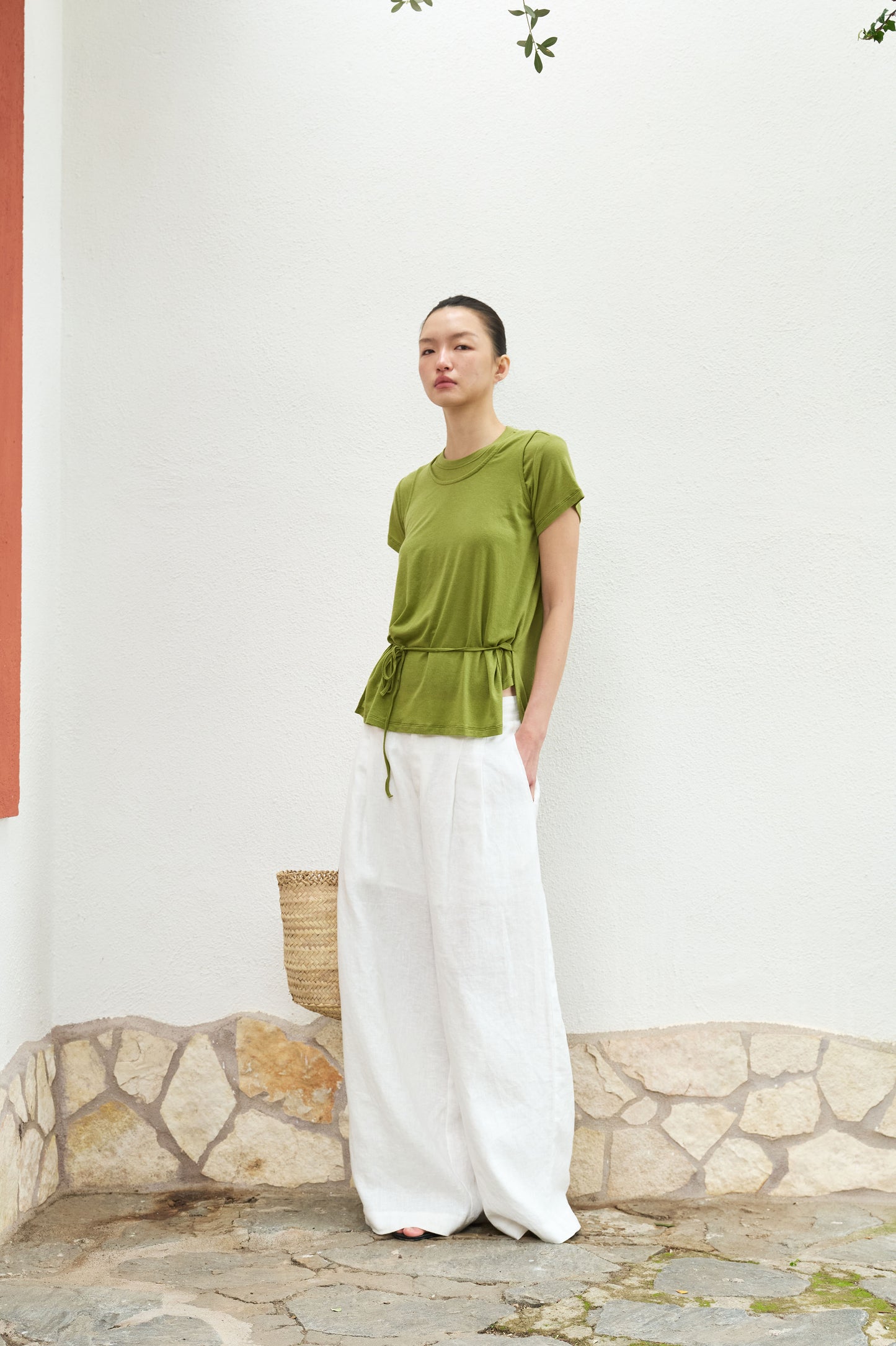 「交疊膚感」兩件套 Tee