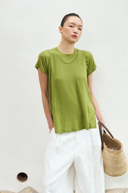Layered Skin Two-Piece Tee