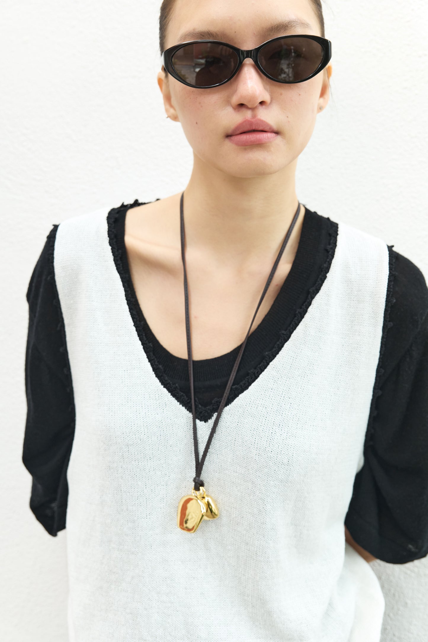 SLO Arc Dual Pendant Cord Necklace