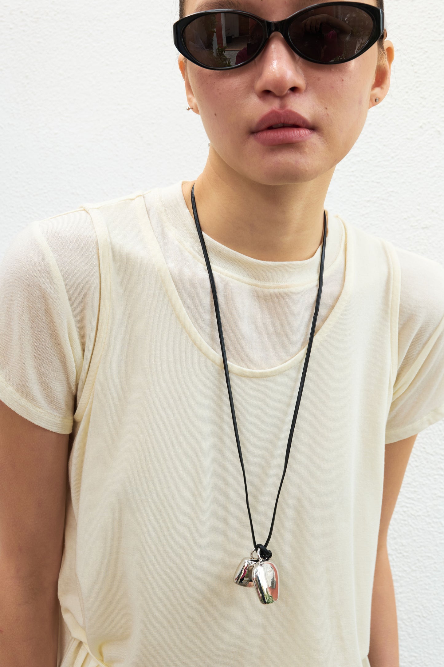 SLO Arc Dual Pendant Cord Necklace