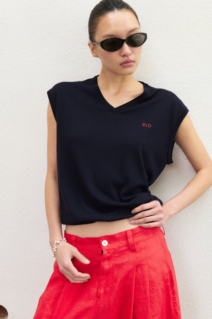 Inspiration Press V-Neck Knit Tank