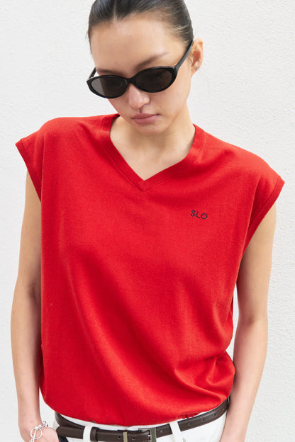 Inspiration Press V-Neck Knit Tank