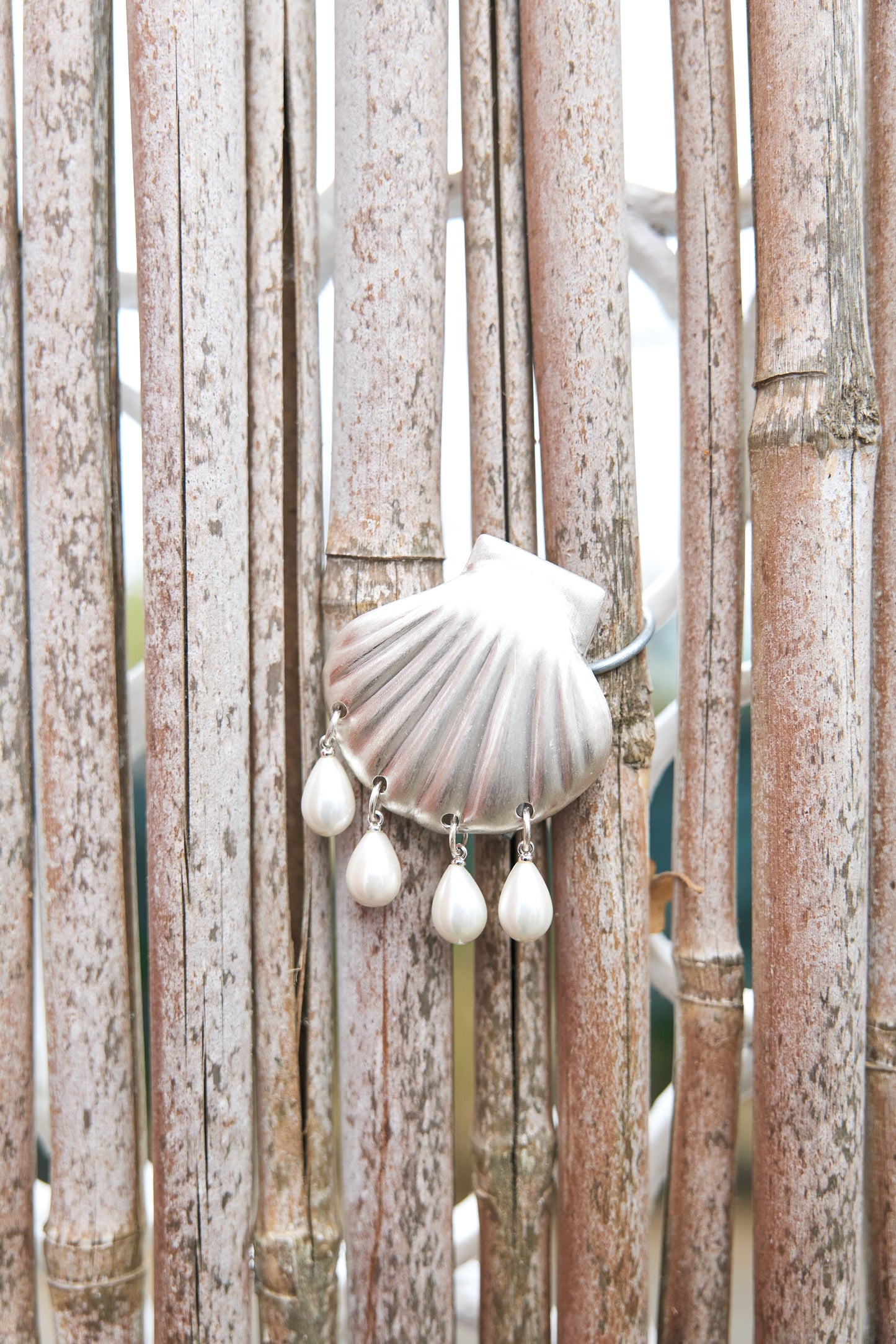 SLO Arc Shell Brooch