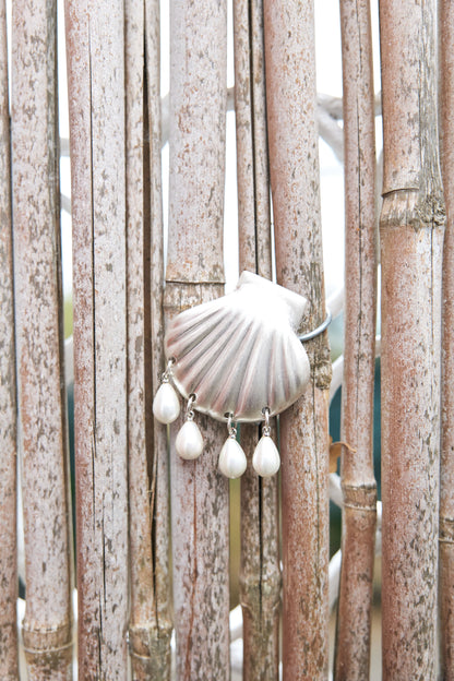 SLO Arc Shell Brooch