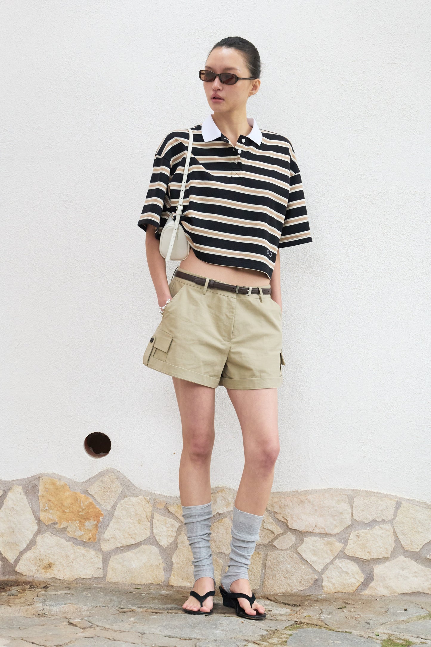 Seine Academy Striped Polo Knit