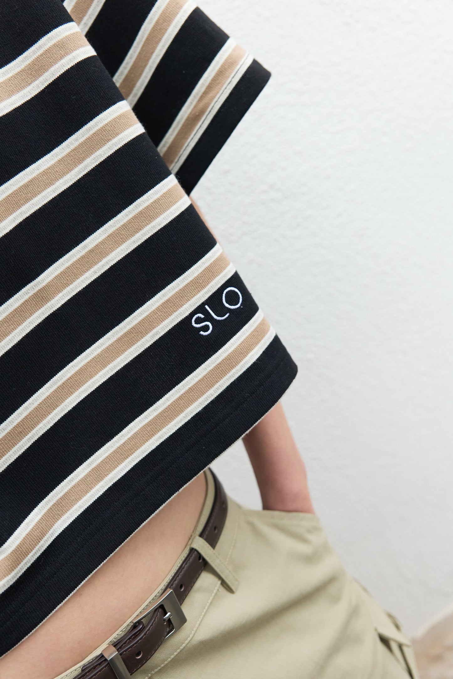 Seine Academy Striped Polo Knit