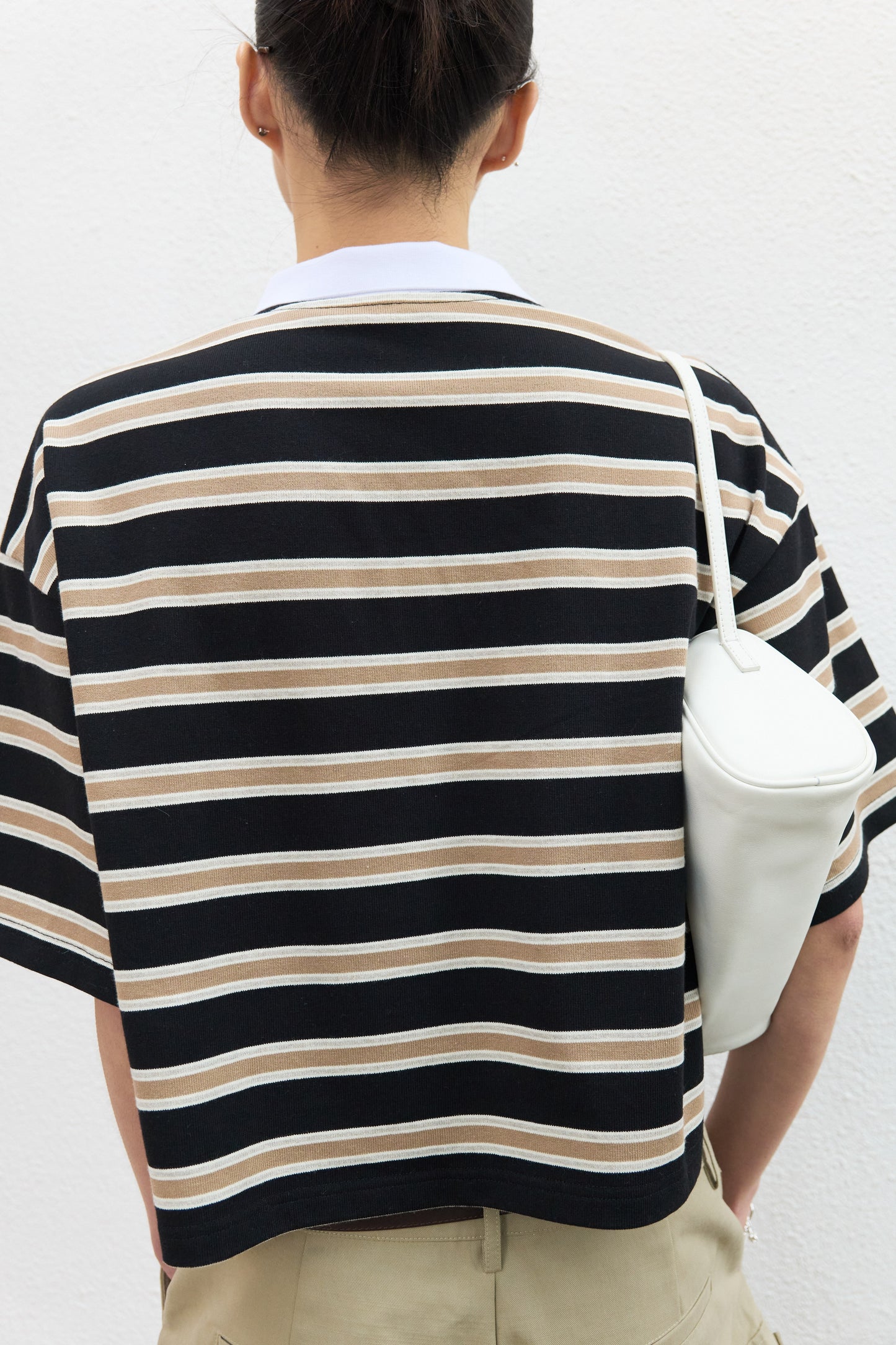 Seine Academy Striped Polo Knit