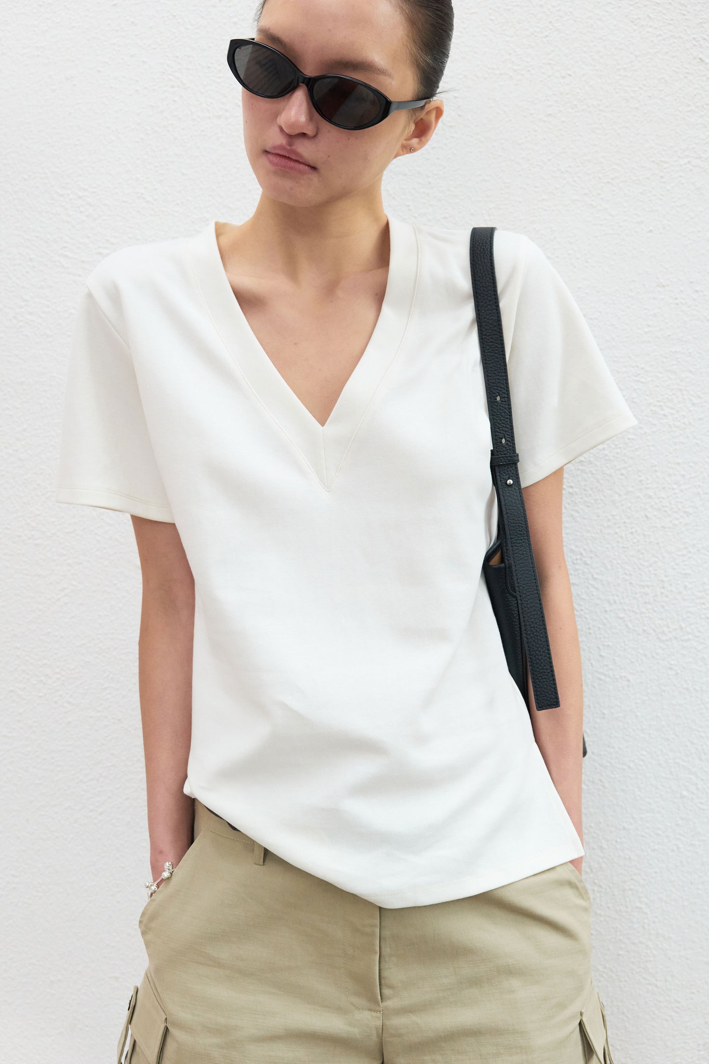 Wardrobe Ease V-Neck Tee