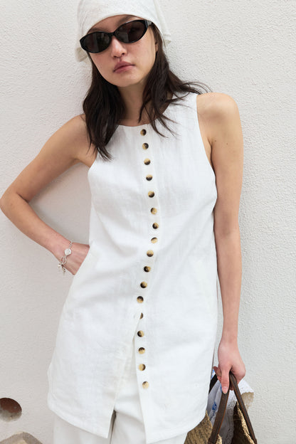 Island Memoir Linen Dress