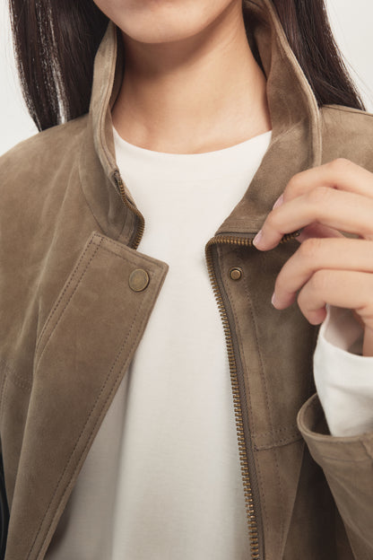 Zurich Suede Leather Jacket