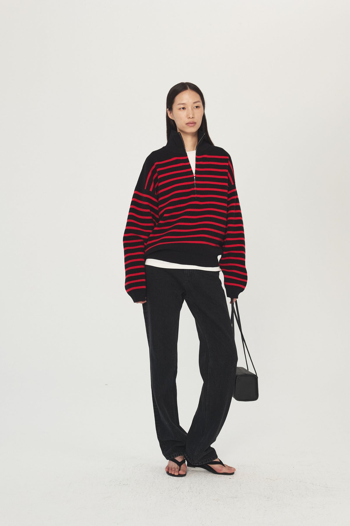 Oxford Gazette Half-Zip Sweater
