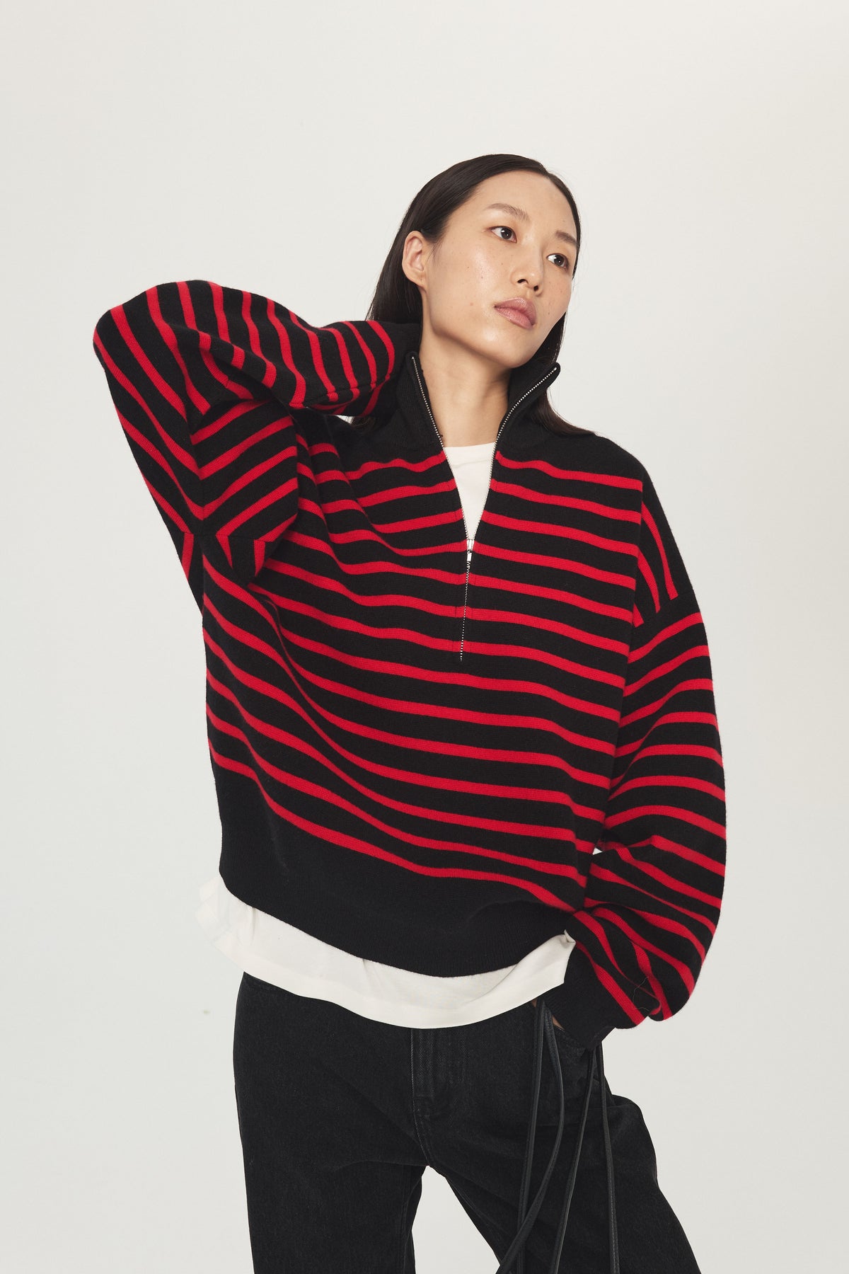 Oxford Gazette Half-Zip Sweater
