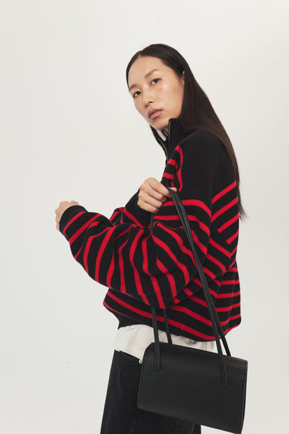 Oxford Gazette Half-Zip Sweater