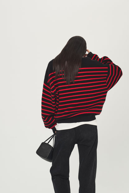 Oxford Gazette Half-Zip Sweater