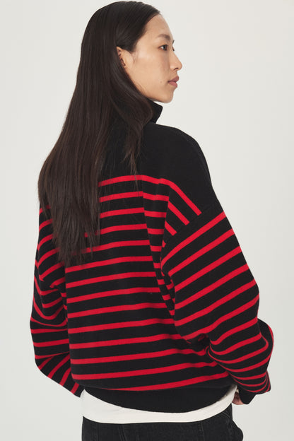 Oxford Gazette Half-Zip Sweater