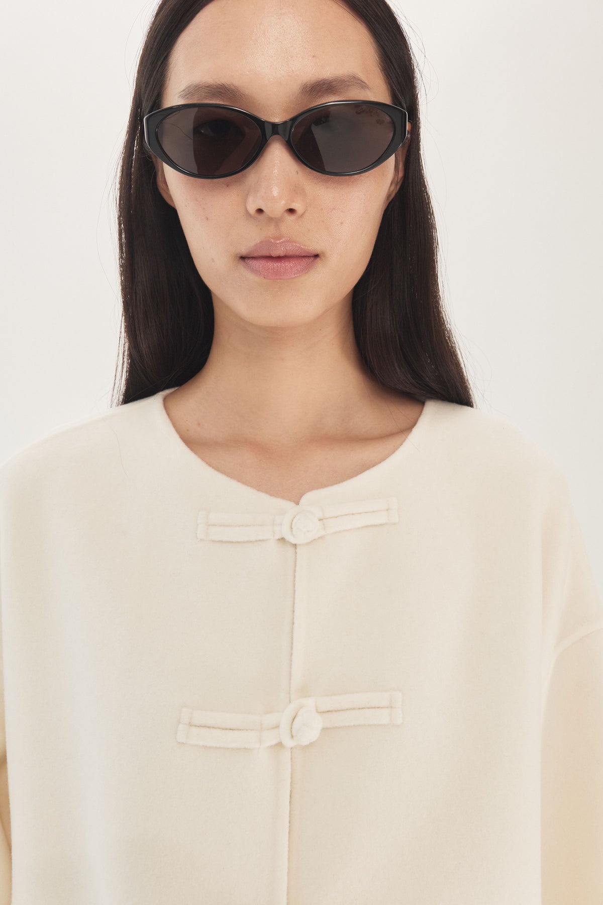 Moonlit Porcelain Wool Cashmere Jacket