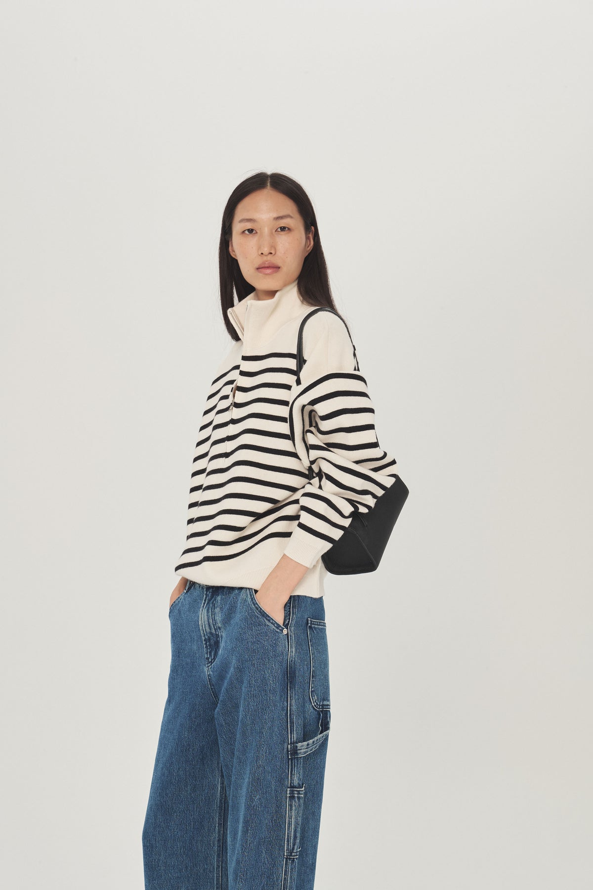 Oxford Gazette Half-Zip Sweater