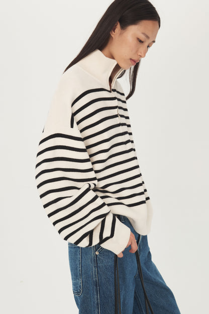 Oxford Gazette Half-Zip Sweater