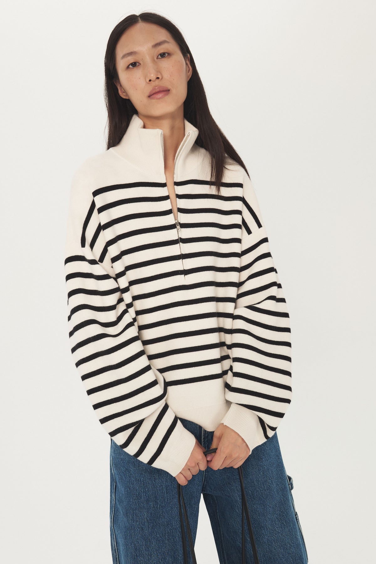 Oxford Gazette Half-Zip Sweater