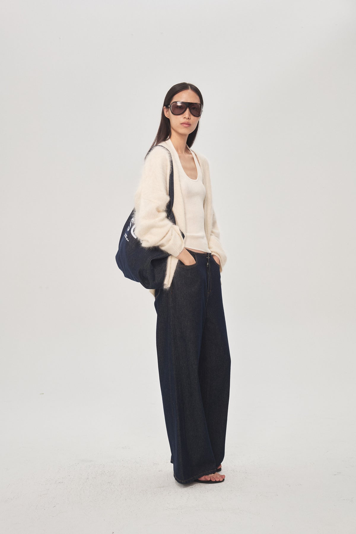 Soft Mist Wool Cardigan