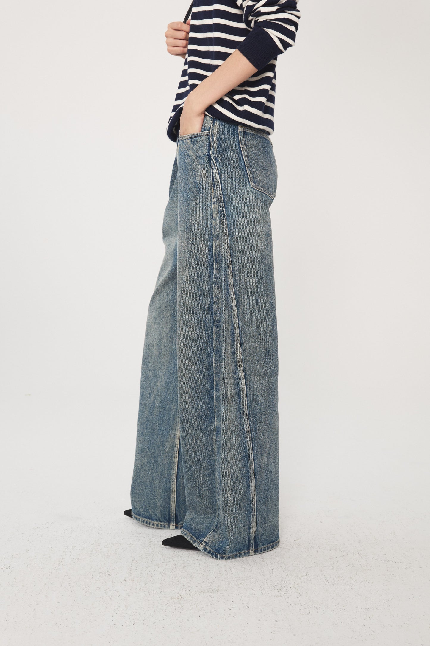 Rework Wide-Leg Jeans