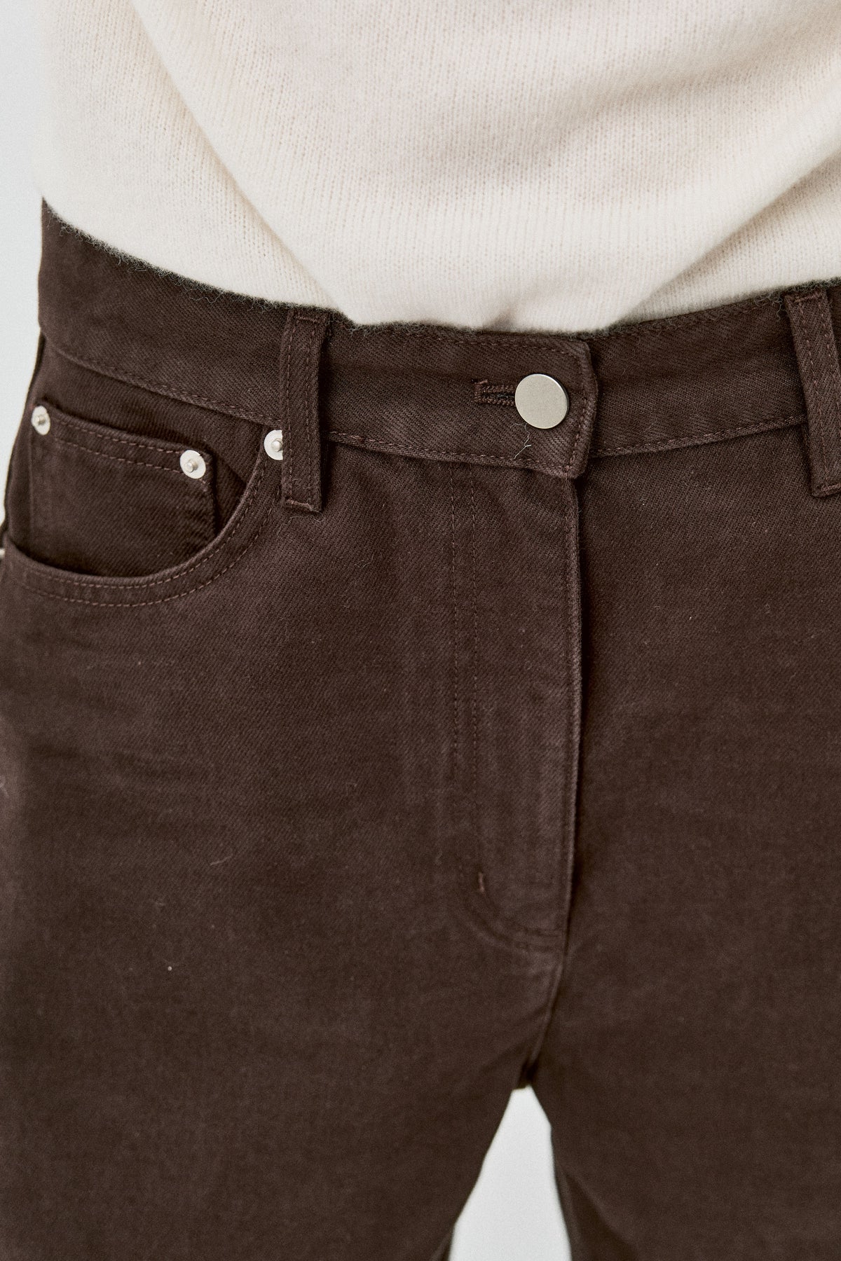 Structured Horseshoe Jeans