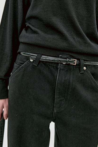 The SLO Minimal Leather Belt