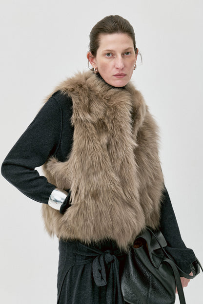 Wilderness Song Fox Fur Vest