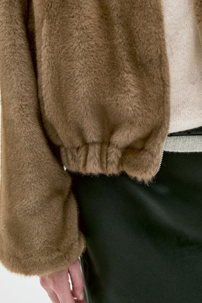 Twilight Snow Reversible Faux Fur Jacket