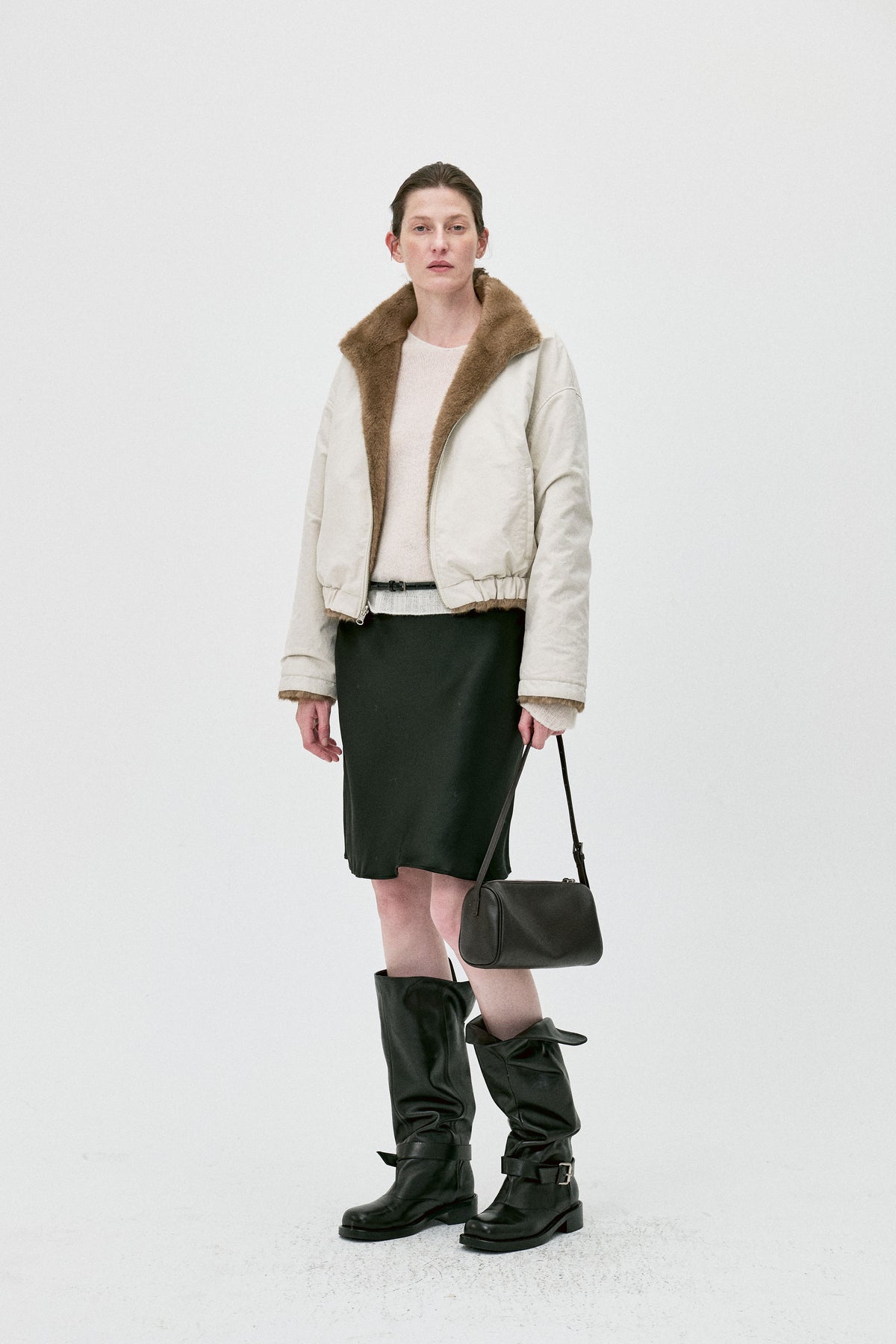 Twilight Snow Reversible Faux Fur Jacket