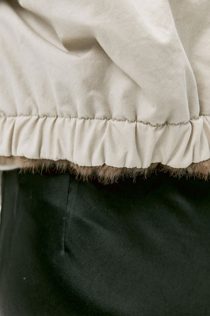 Twilight Snow Reversible Faux Fur Jacket