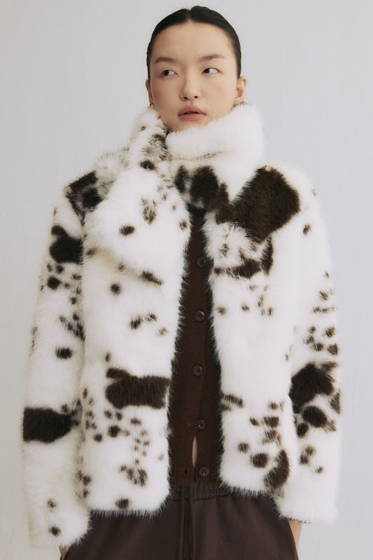 Nordic Reverie Faux Fur Jacket