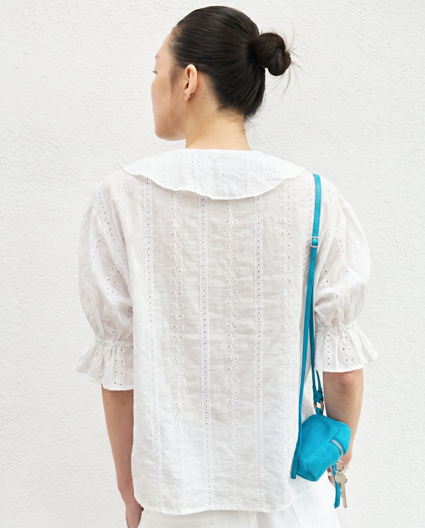 Breeze Island Ruffle Blouse