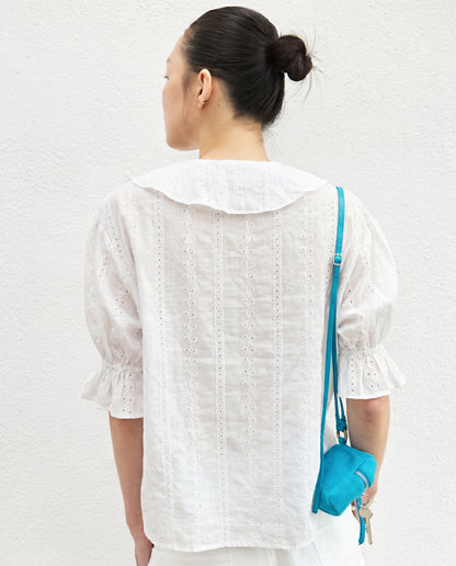 Breeze Island Ruffle Blouse