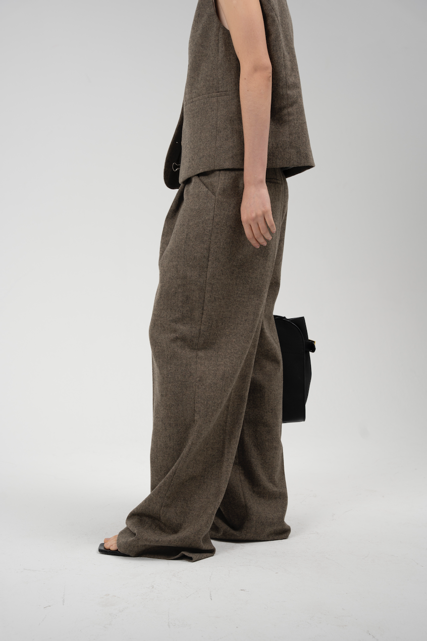 High-Waisted Wide-Leg Pants