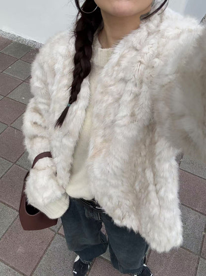Fuzzy Short Coat
