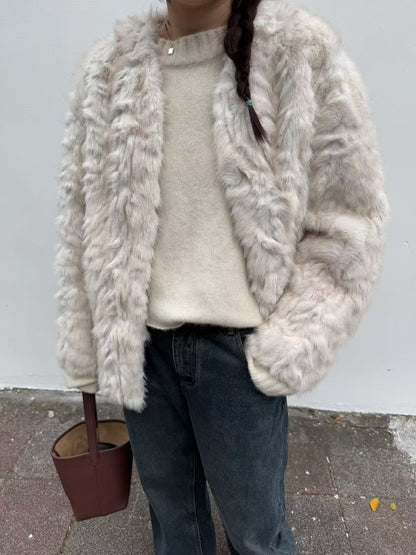 Fuzzy Short Coat
