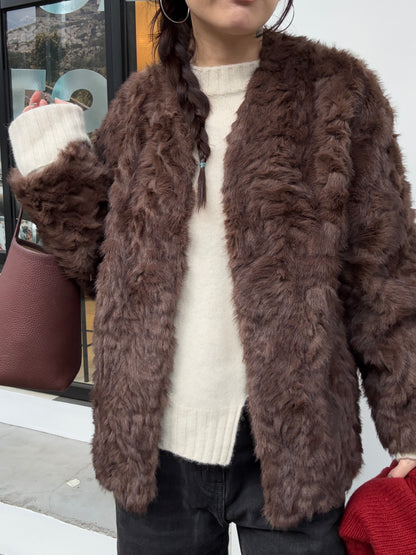 Fuzzy Short Coat