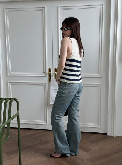 Sweater Vest in Stripe