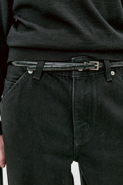 The SLO Minimal Leather Belt