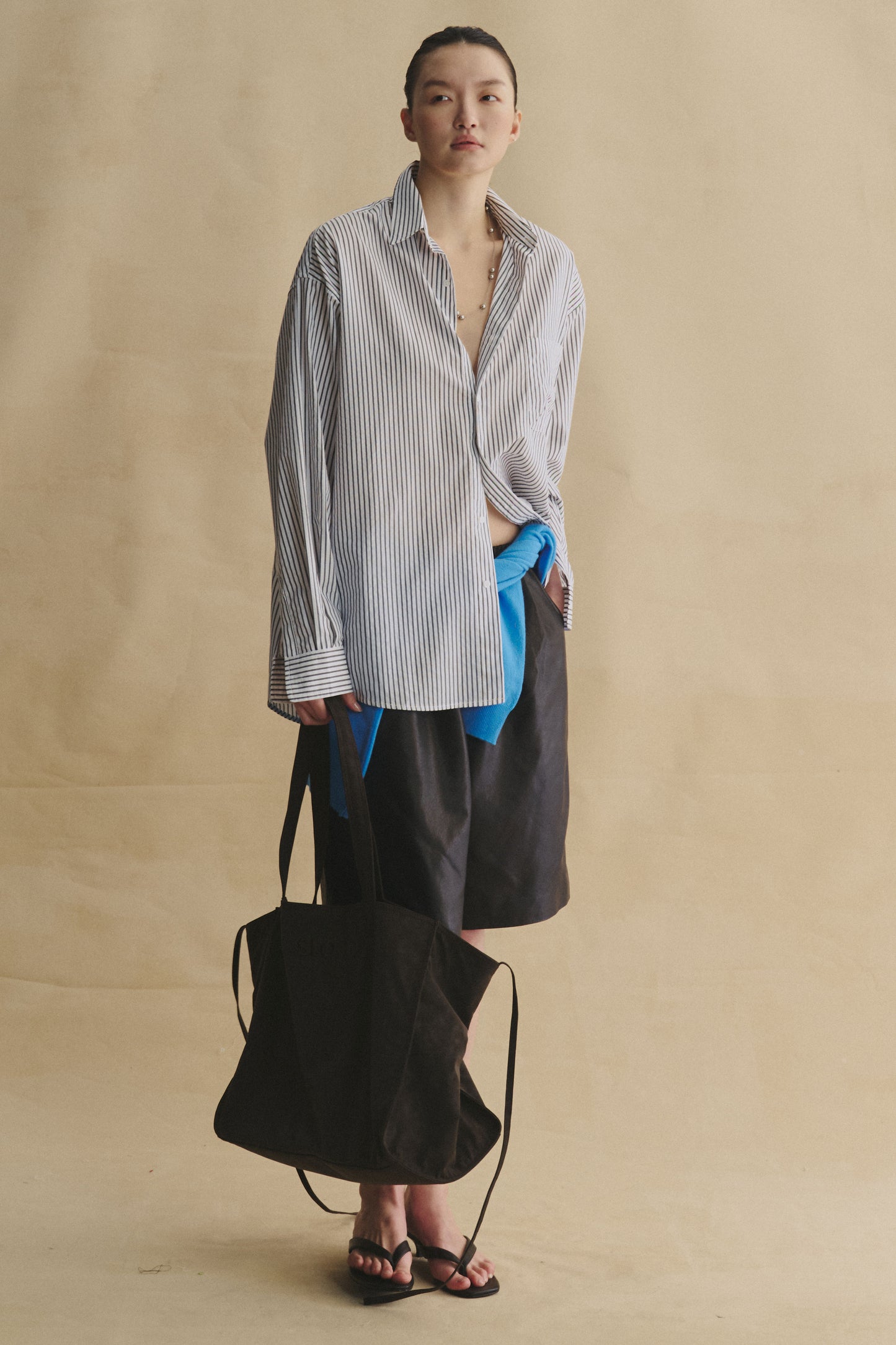 Smart Stripe Cotton Shirt