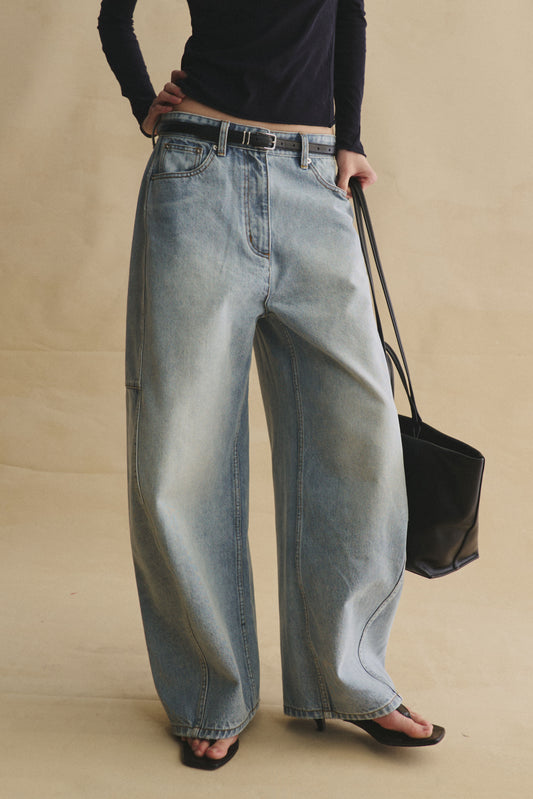 Structured Horseshoe Jeans