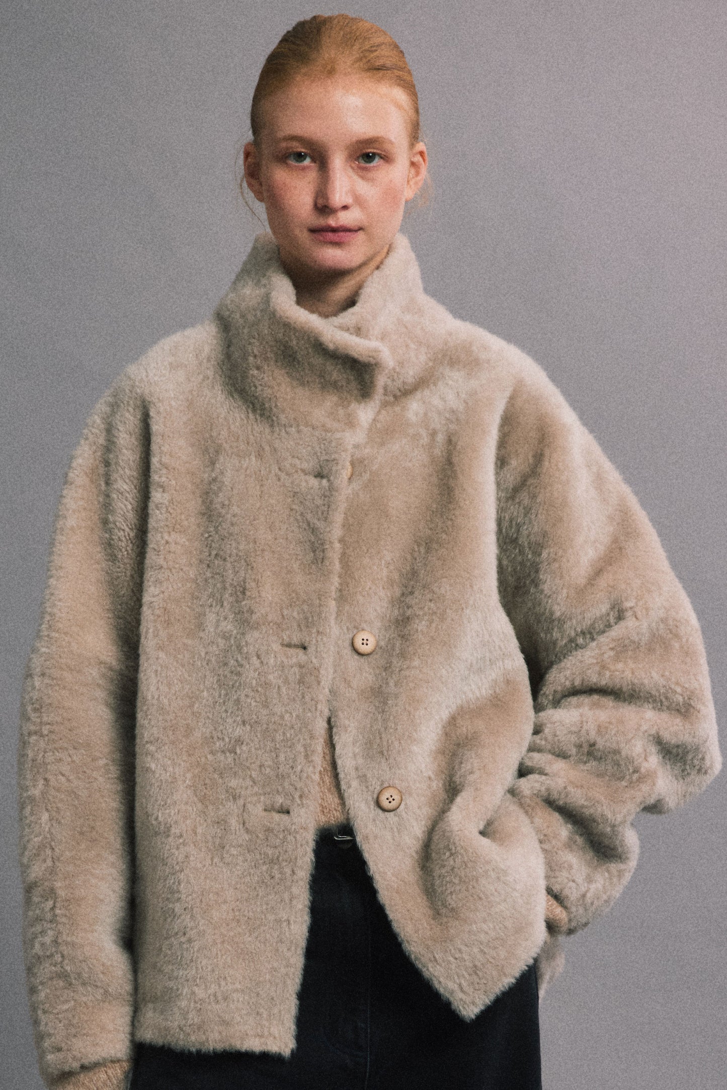 冬日暖陽 高奢皮毛一體外套