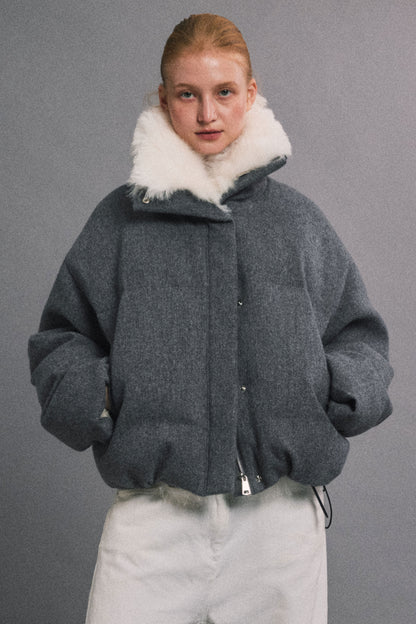 Finland Holiday Wool & Goose Down Parka