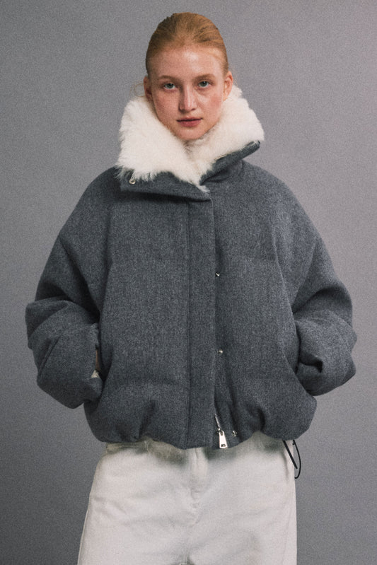 Finland Holiday Wool & Goose Down Parka